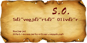 Sövegjártó Olivér névjegykártya